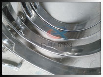 316L醫(yī)藥篩分機框體內部展示