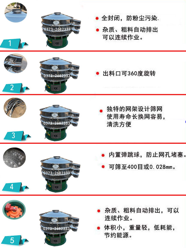 DH-600-1S型篩分機(jī)特點(diǎn) 旋振篩粉機(jī)特點(diǎn)
